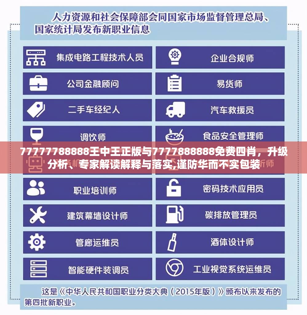 77777788888王中王正版与7777888888免费四肖，升级分析、专家解读解释与落实,谨防华而不实包装