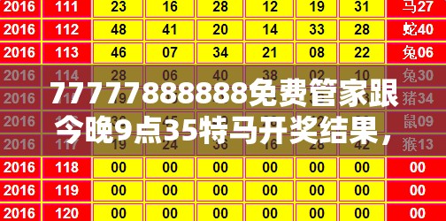77777888888免费管家跟今晚9点35特马开奖结果，谨防虚假的障眼法,条理释义、解释与落实