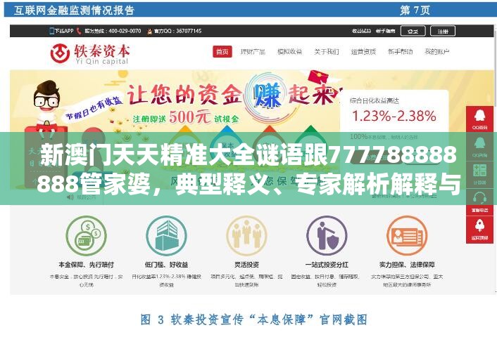 新澳门天天精准大全谜语跟777788888888管家婆，典型释义、专家解析解释与落实?小心误导宣传风险